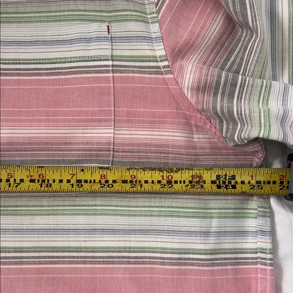 Tommy Bahama Multicolor Striped Men's Shirt Large - Picture 5 of 12